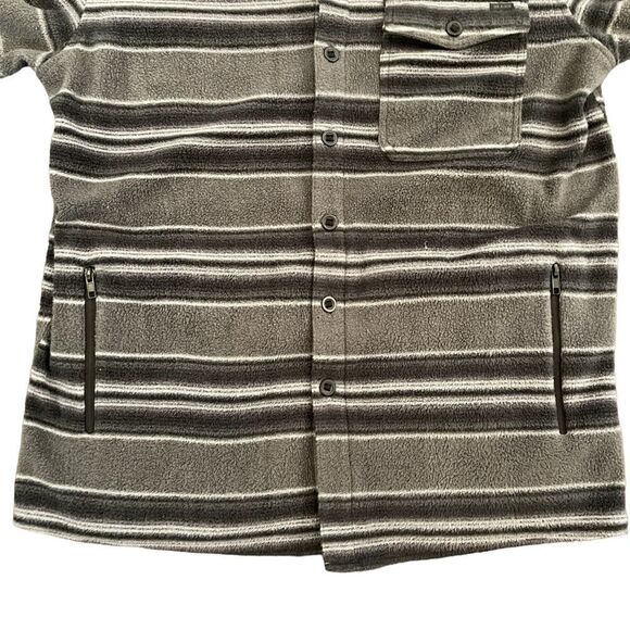 Billabong A/Div. Adventure Division Soft Fleece Button Up Hoodie Men's L Pockets - Picture 3 of 11